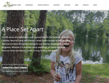 Tablet Screenshot of monroecamp.org